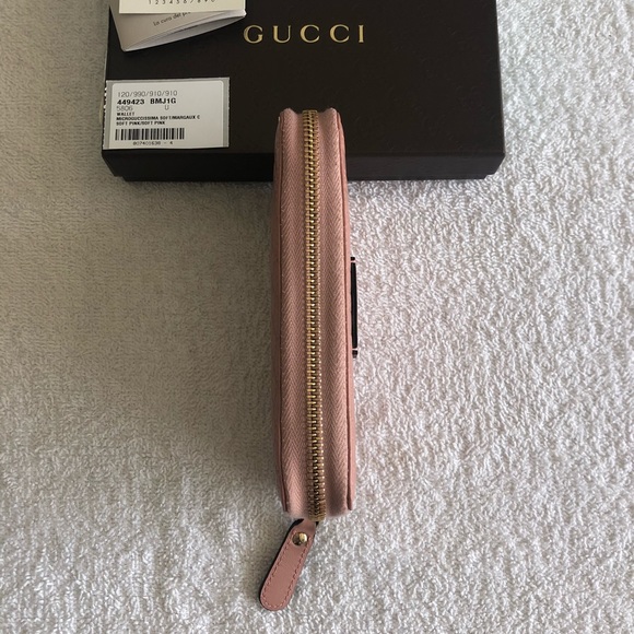 Gucci Microguccissima Zip Around Leather Wallet - Picture 6 of 8